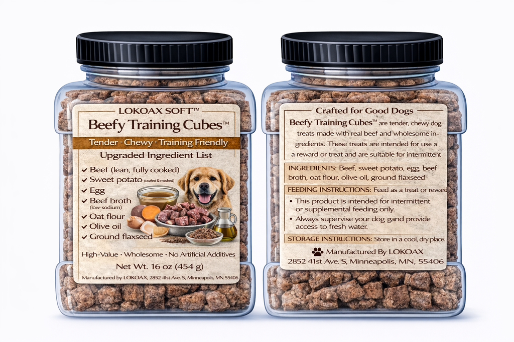 LOKOAX CRUNCH™ Beefy Training Cubes™