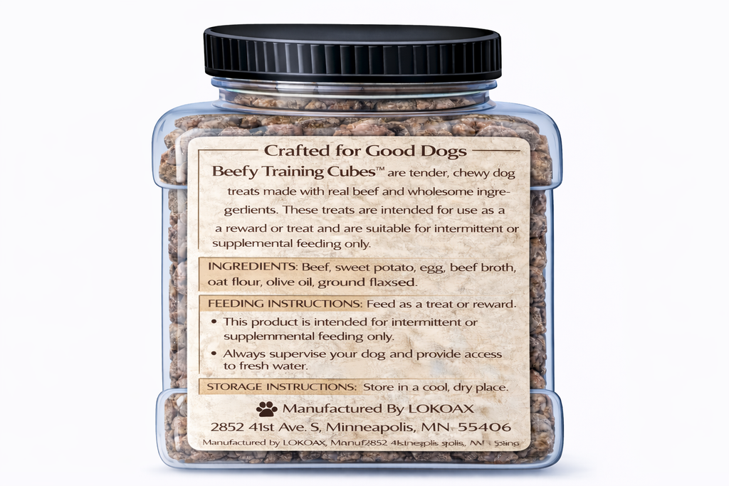 LOKOAX CRUNCH™ Beefy Training Cubes™