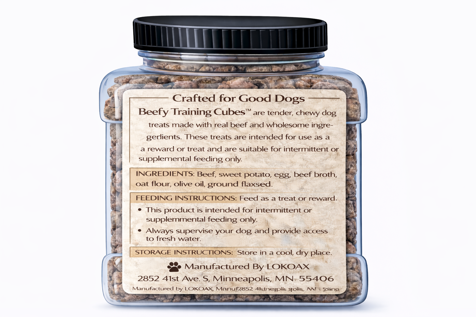 LOKOAX CRUNCH™ Beefy Training Cubes™