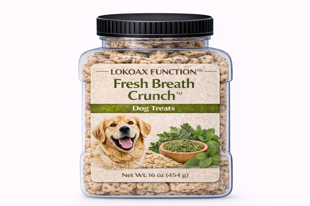 LOKOAX FUNCTION™ Fresh Breath Crunch™ Dog Treats