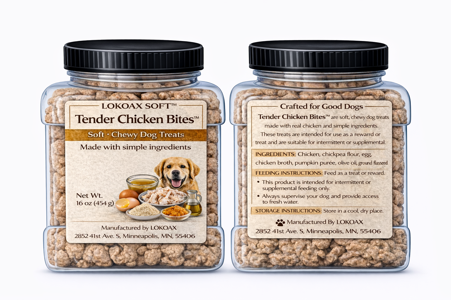 LOKOAX SOFT™ Tender Chicken Bites™