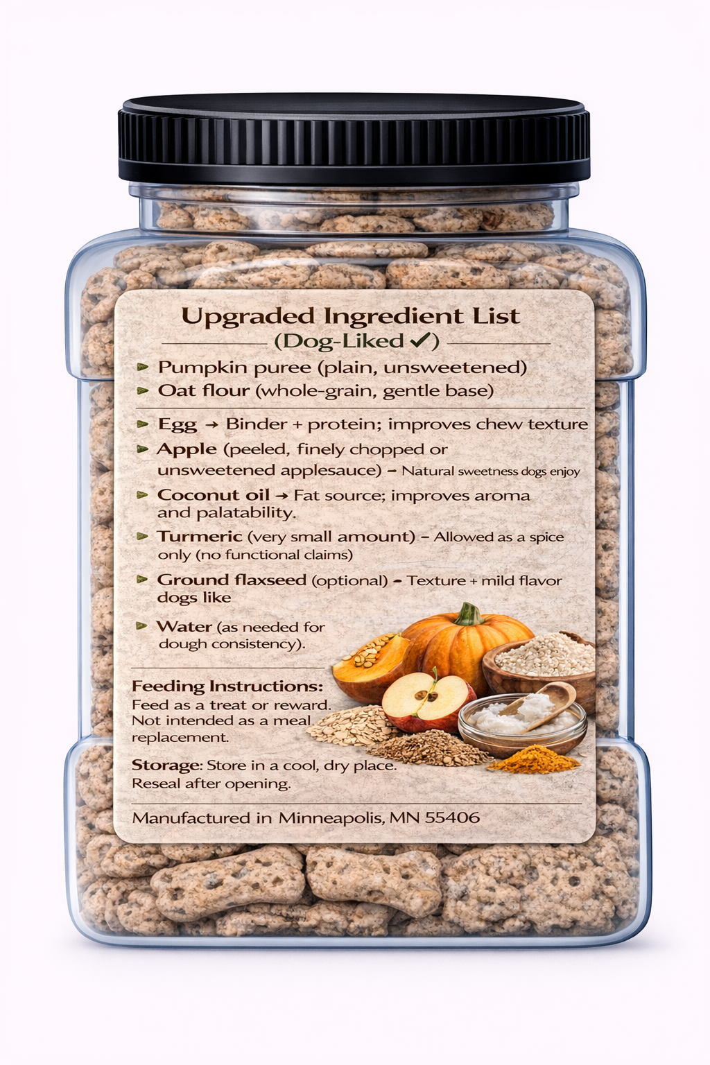 LOKOAX FUNCTION™ Pumpkin Dog Treats