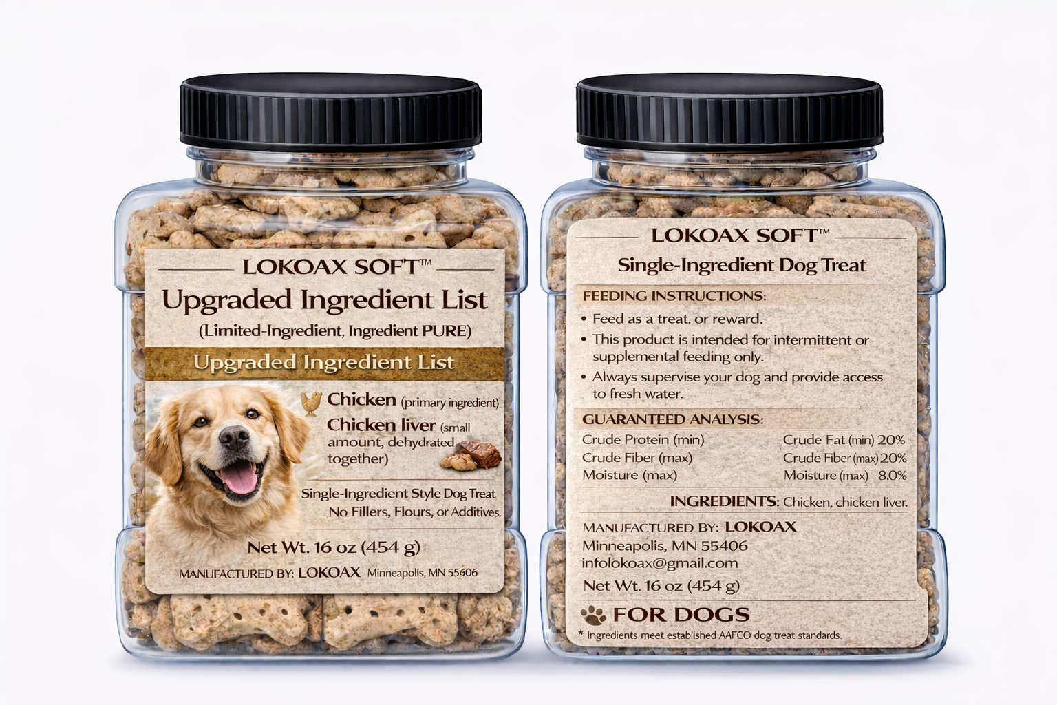 LOKOAX SOFT™ Single-Ingredient Dog Treats
