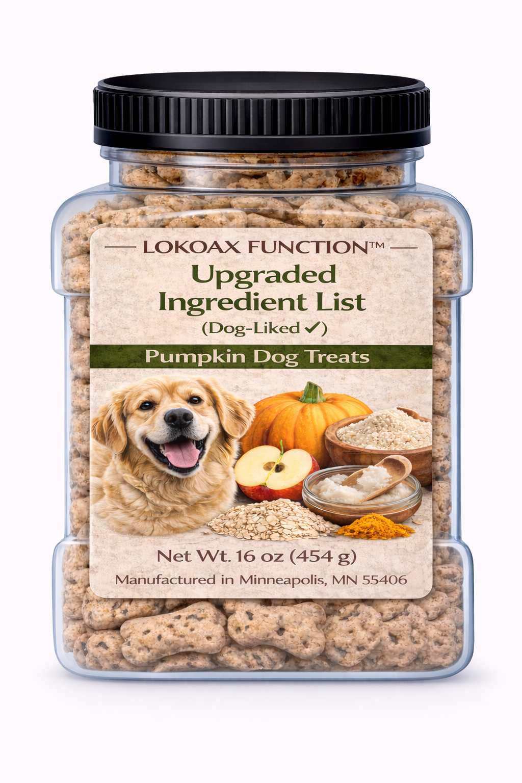 LOKOAX FUNCTION™ Pumpkin Dog Treats