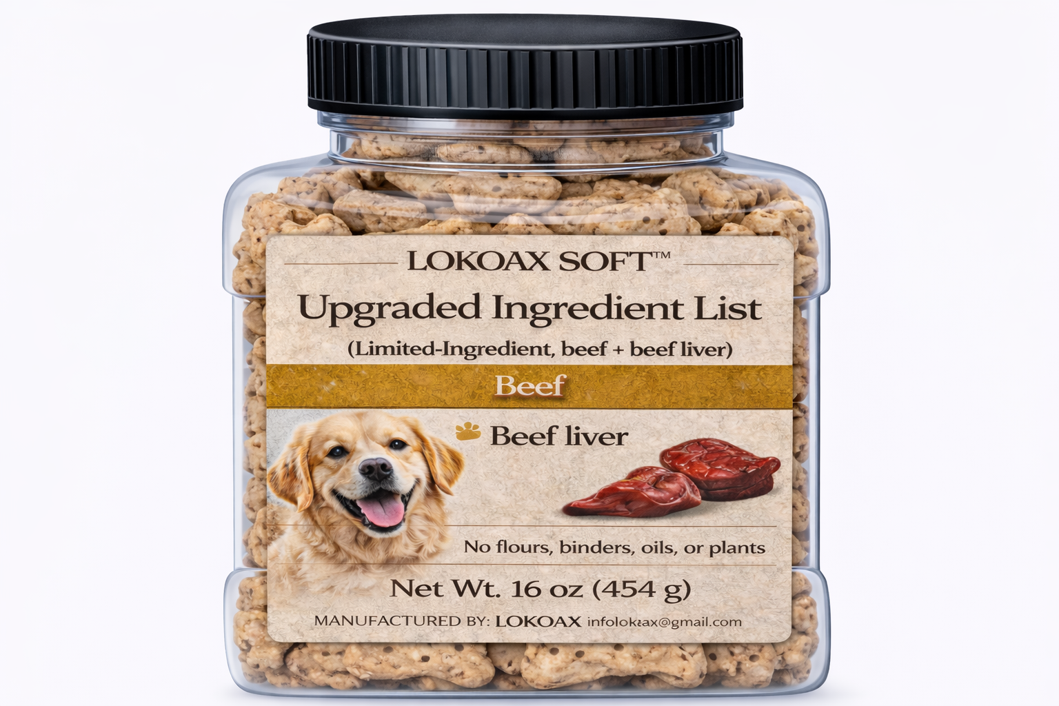 LOKOAX SOFT™ Beef + Beef Liver Dog Treats