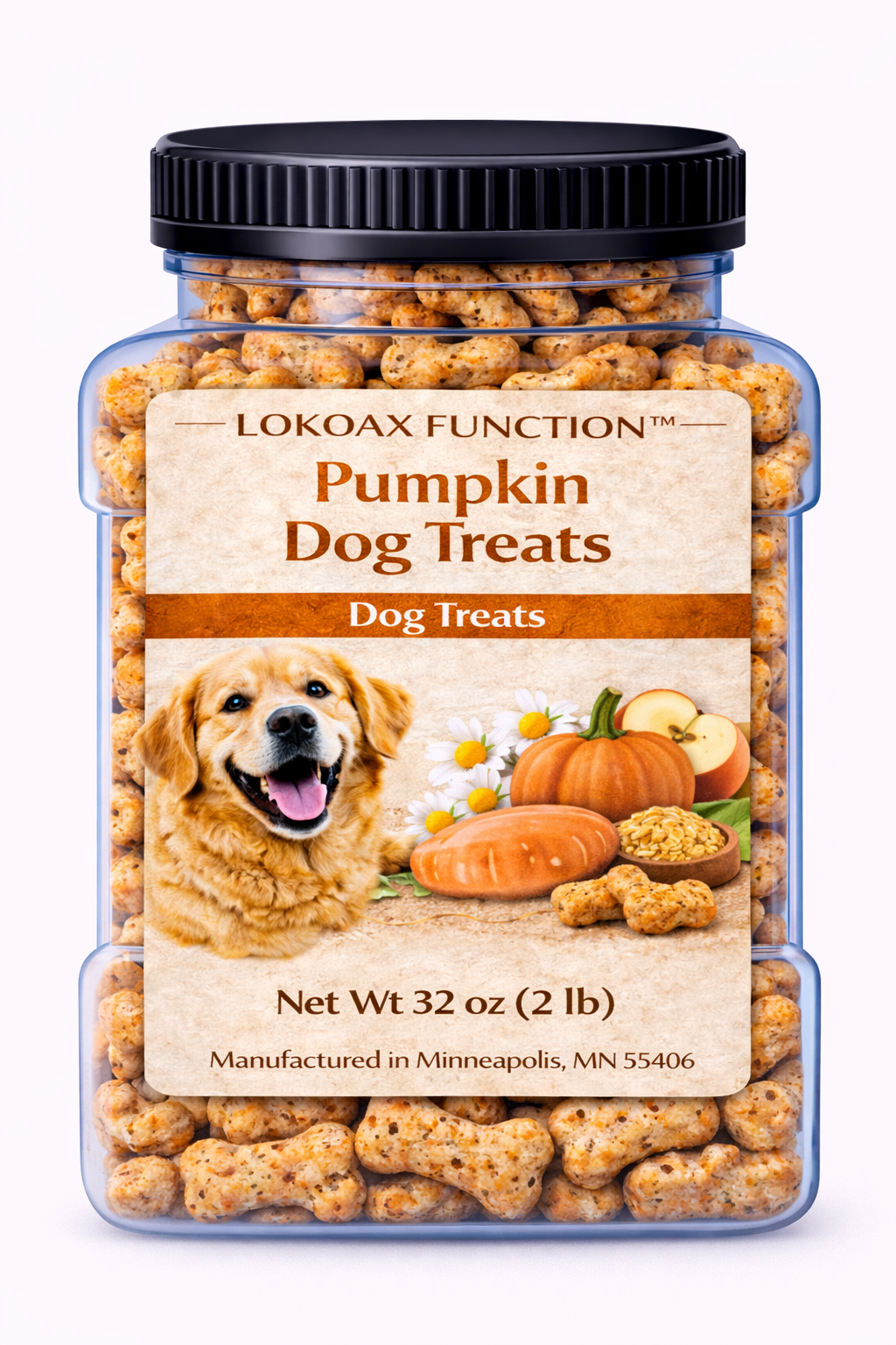 LOKOAX FUNCTION™ Pumpkin Dog Treats