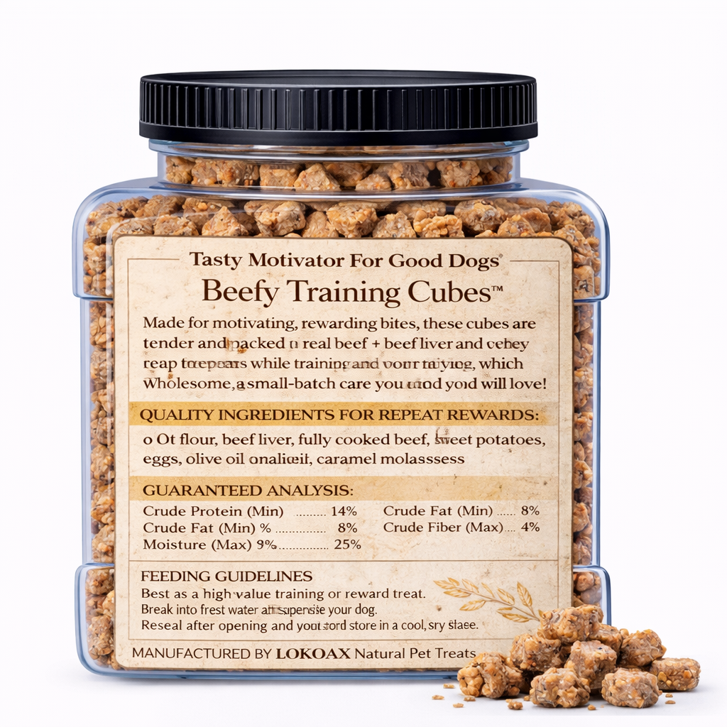 LOKOAX CRUNCH™ Beefy Training Cubes™