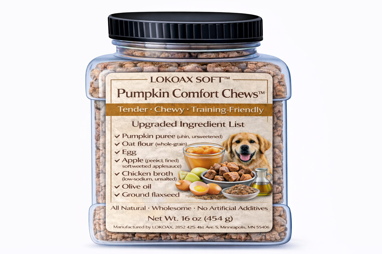 LOKOAX SOFT™ Pumpkin Comfort Chews™