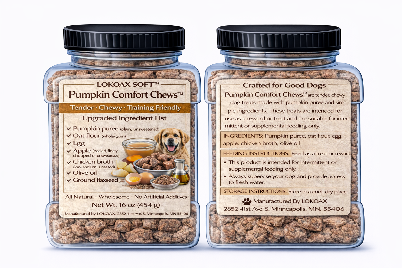 LOKOAX SOFT™ Pumpkin Comfort Chews™